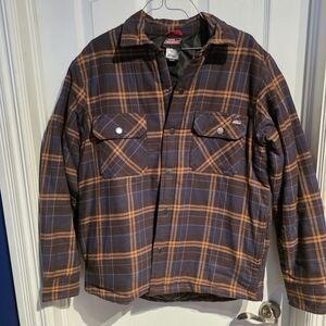 Dickies Genuine quilted Flannel Button Down Jacket-  Mens Medium